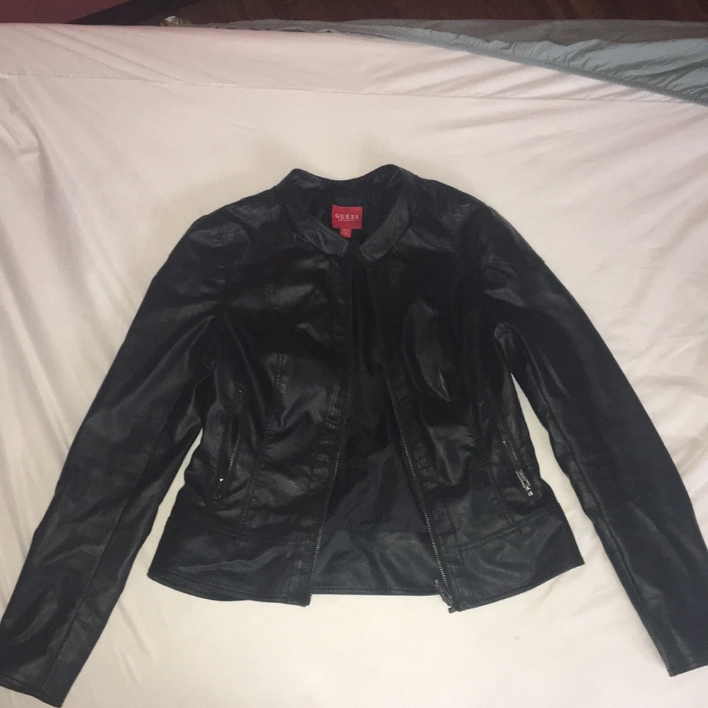 Faux leather jacket